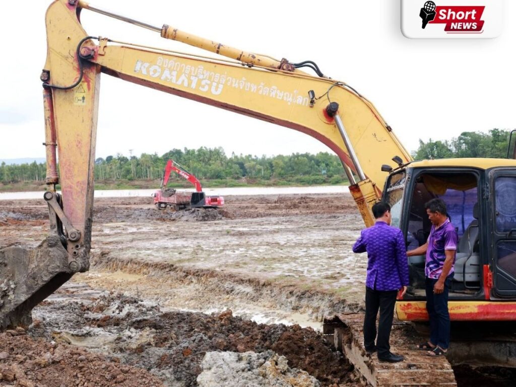อบจ.พิษณุโลก เดินหน้าขุดลอกบึงหนองลาด ต.พันชาลี แก้ปัญหาขาดแคลนน้ำ (2) อบจ.พิษณุโลก เดินหน้าขุดลอกบึงหนองลาด ต.พันชาลี แก้ปัญหาขาดแคลนน้ำ (2)