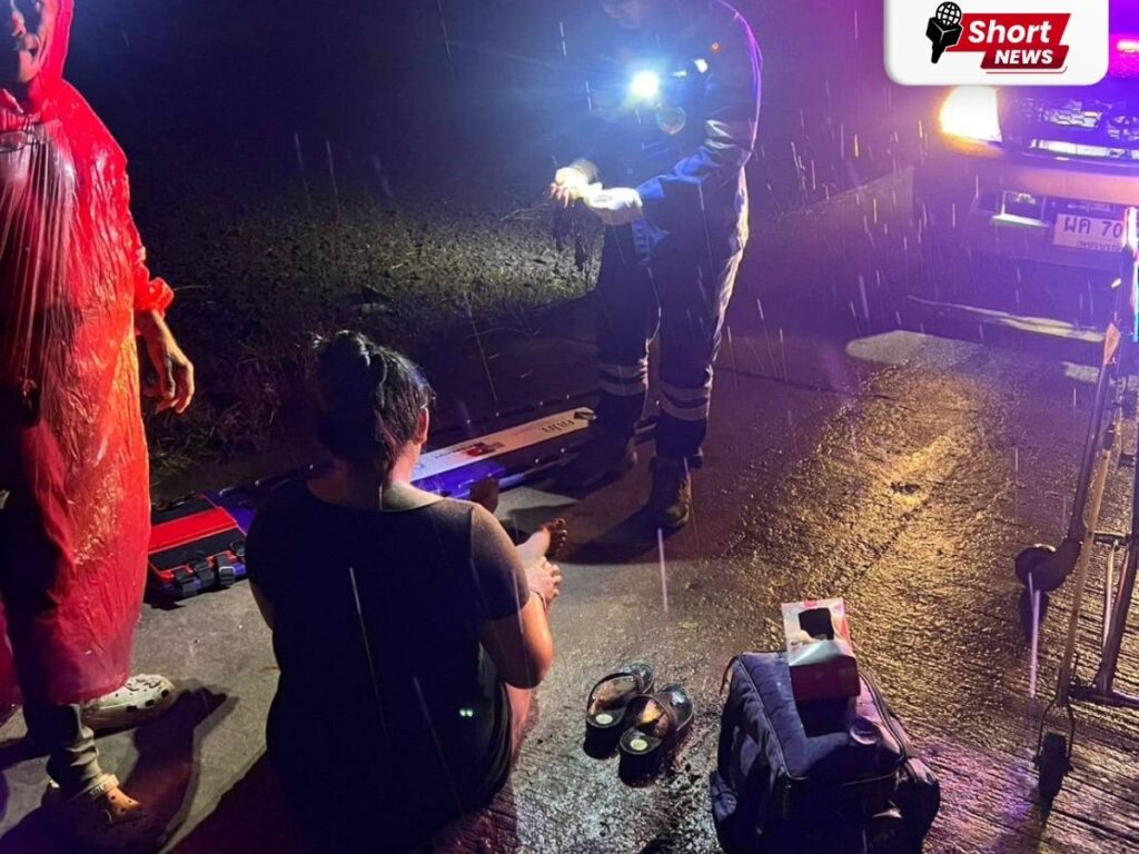 อุบัติเหตุยามดึก จยย.ล้มเอง หญิงวัย 34 ปีเจ็บหลายจุด บริเวณซอยข้างร้านชัยยุทธคอนกรีต (2) อุบัติเหตุยามดึก จยย.ล้มเอง หญิงวัย 34 ปีเจ็บหลายจุด บริเวณซอยข้างร้านชัยยุทธคอนกรีต (2)