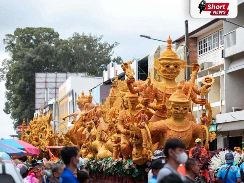 ธนชาตประกันภัย ร่วมยินดี “คุ้มวัดศรีประดู่” คว้าแชมป์เทียนพรรษาติดพิมพ์ขนาดใหญ่ ปี (2)