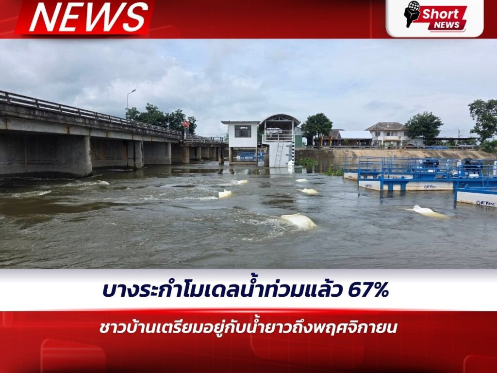 บางระกำโมเดลน้ำท่วมแล้ว 67% ชาวบ้านเตรียมอยู่กับน้ำยาวถึงพฤศจิกายน
